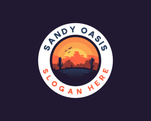 Dune - Desert Oasis Adventure logo design