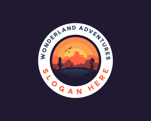 Desert Oasis Adventure logo design