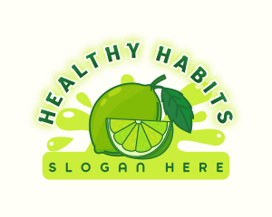 Fresh Lime Juice logo design