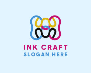 Digital Ink Printer logo design