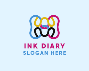 Digital Ink Printer logo design