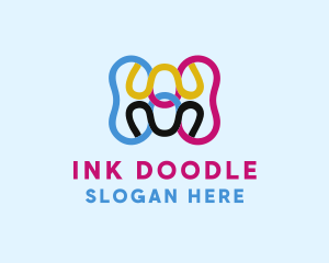 Digital Ink Printer logo design