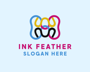 Digital Ink Printer logo design