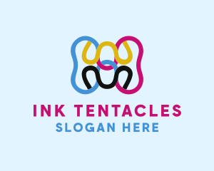 Digital Ink Printer logo design