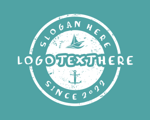 Marine - Sailboat Summer Trip logo design