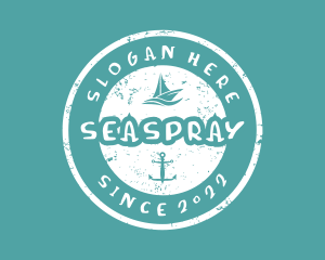 Sailboat Summer Trip logo design