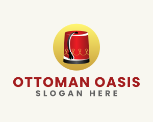 Ottoman - Fez Hat Clothing logo design