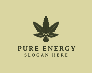 Oil - Cannabis Weed Oil logo design