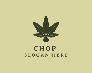Eco Friendly - Cannabis Weed Oil logo design