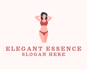 Model - Sexy Underwear Model logo design