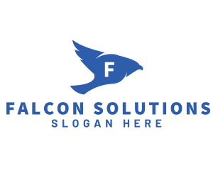 Flying Falcon Aviary logo design