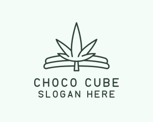 Simple Marijuana Leaf  Logo