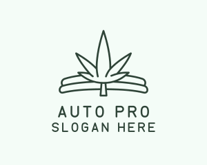 Herbal Medicine - Simple Marijuana Leaf logo design