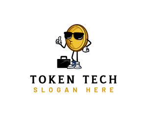 Token - Cool Coin Money logo design