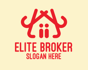 Broker - House Broker Builder logo design