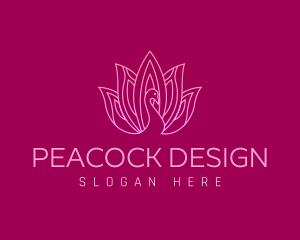 Peacock - Beauty Fashion Peacock logo design
