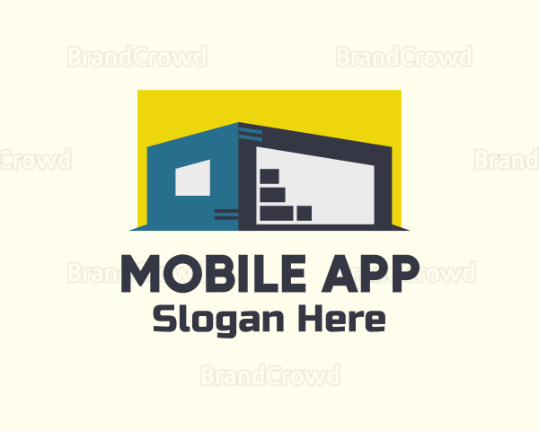 Shipping Storage Warehouse Logo