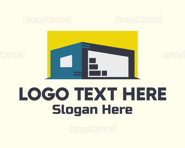 Shipping Storage Warehouse Logo