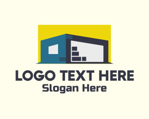 Stockroom - Shipping Storage Warehouse logo design