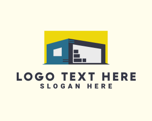 Shipping - Shipping Storage Warehouse logo design