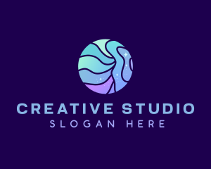 Creative Wave Media logo design