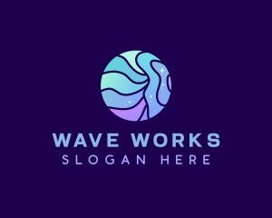 Creative Wave Media logo design