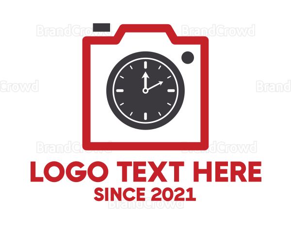 Timer Clock Camera Logo