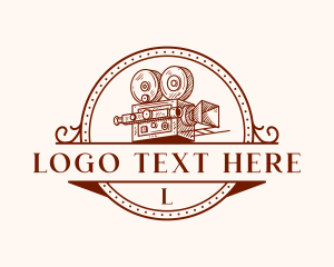 Vintage - Vintage Camera Cinematography logo design