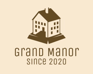 Mansion - Brown Mansion Condominium logo design
