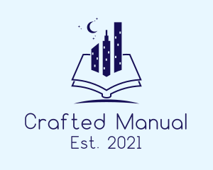 Manual - City Library Book logo design