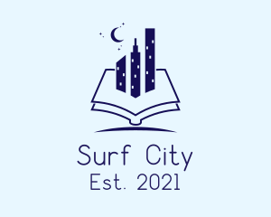 City Library Book  logo design