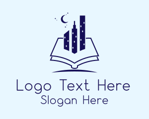 City Library Book  Logo