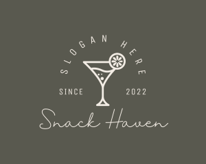 Cocktail Wine Bar logo design