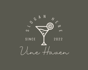 Cocktail Wine Bar logo design