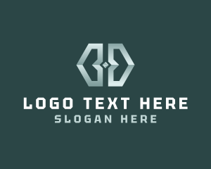 Futuristic - Digital Tech Professional logo design