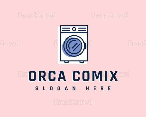 Laundry Washing Machine Logo