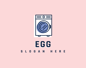 Clothes Washer - Laundry Washing Machine logo design