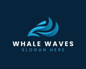 Water Splash Wave logo design