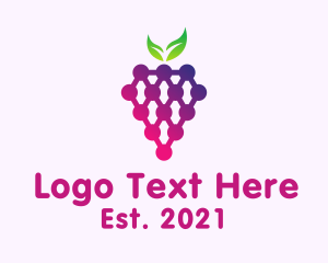 Jackfruit - Grape Fruit Produce logo design