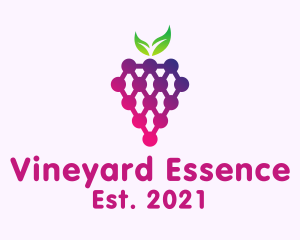 Grape Fruit Produce logo design