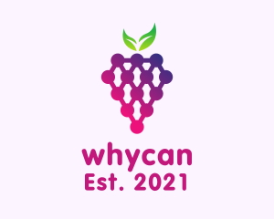 Plum - Grape Fruit Produce logo design