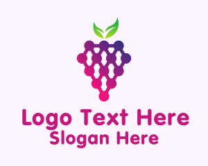 Grape Fruit Produce Logo