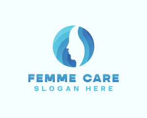 Gynecologist - Beauty Hair Salon logo design