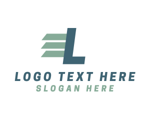 Shipping - Logistics Courier Business logo design