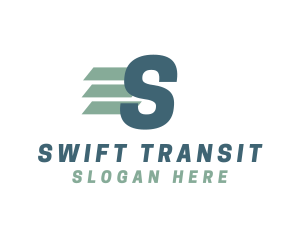 Transit - Logistics Courier Business logo design