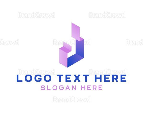 Geometric Tech Startup Logo