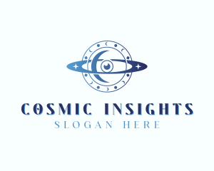 Astrology Cosmic Moon logo design