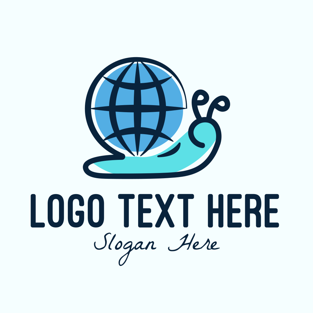 Global Snail Logo  BrandCrowd Logo Maker