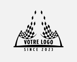 Racing - Race Flag Competition logo design