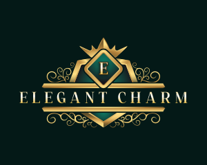 Elegant Royal Crest logo design